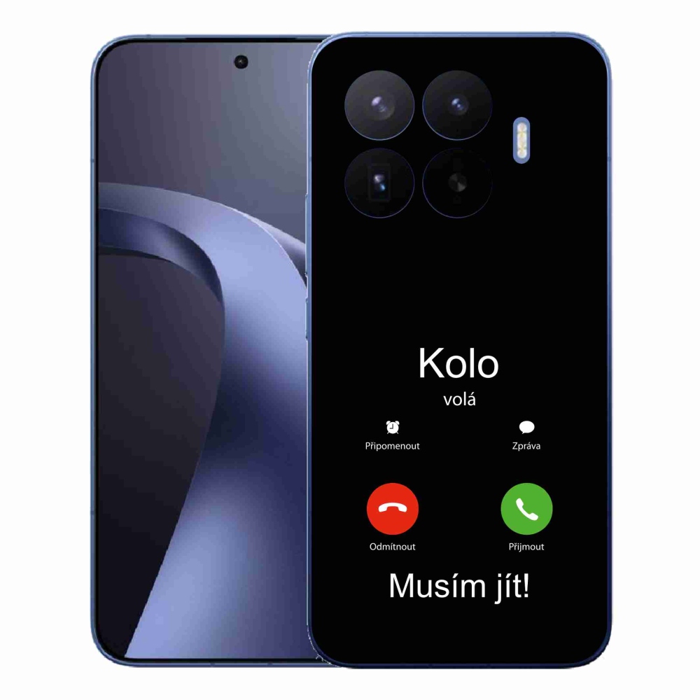 Gél borító mmCase a Xiaomi 17T Pro - a kerék hívja a fekete háttér