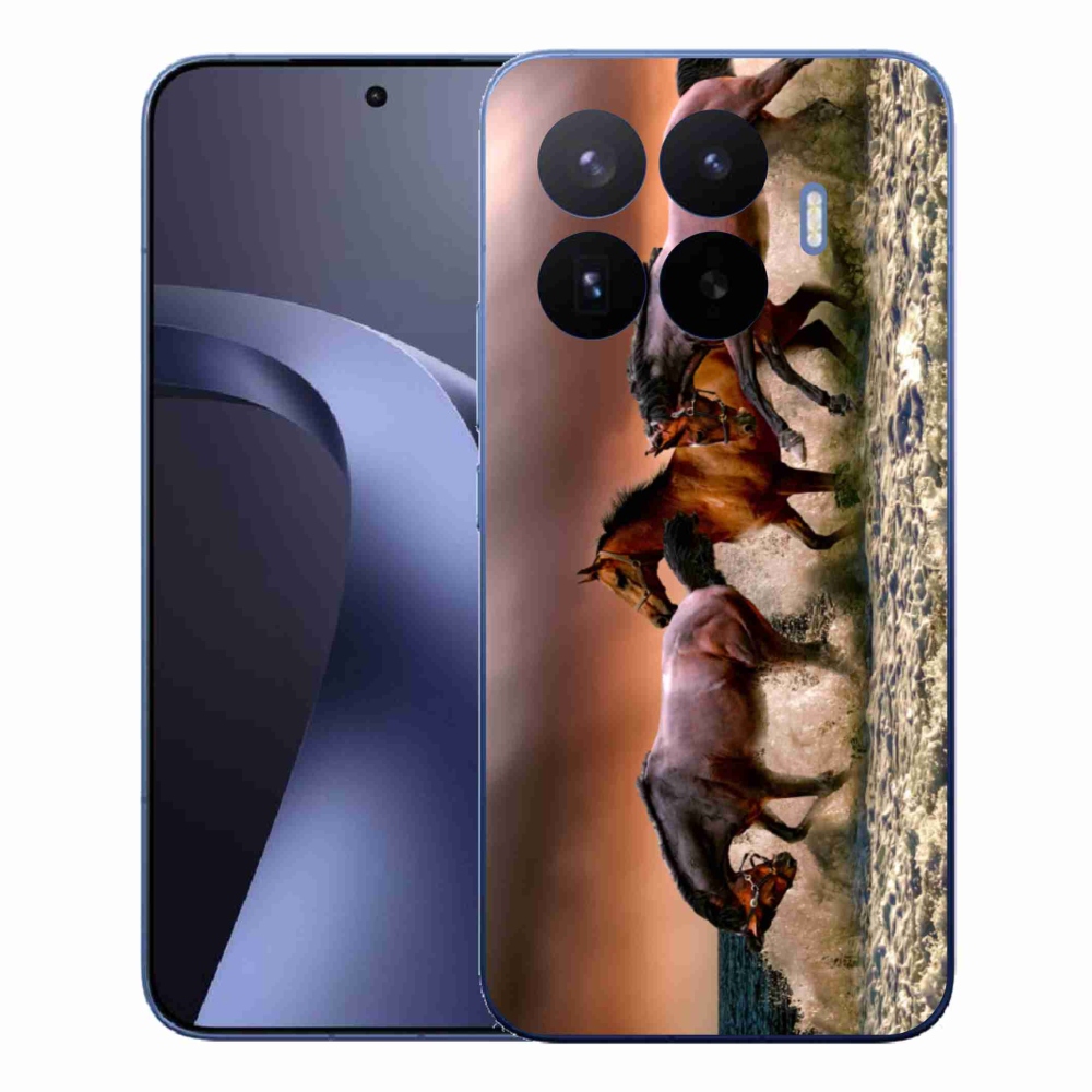 Gél borítás mmCase a Xiaomi 17T Pro számára - lovak 1