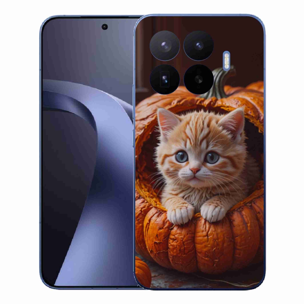 Gél borítás mmCase a Xiaomi 17T Pro számára - cica és tök 2
