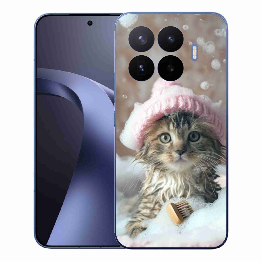 Gélburkolat mmCase a Xiaomi 17T Pro számára - cica és fürdőkád