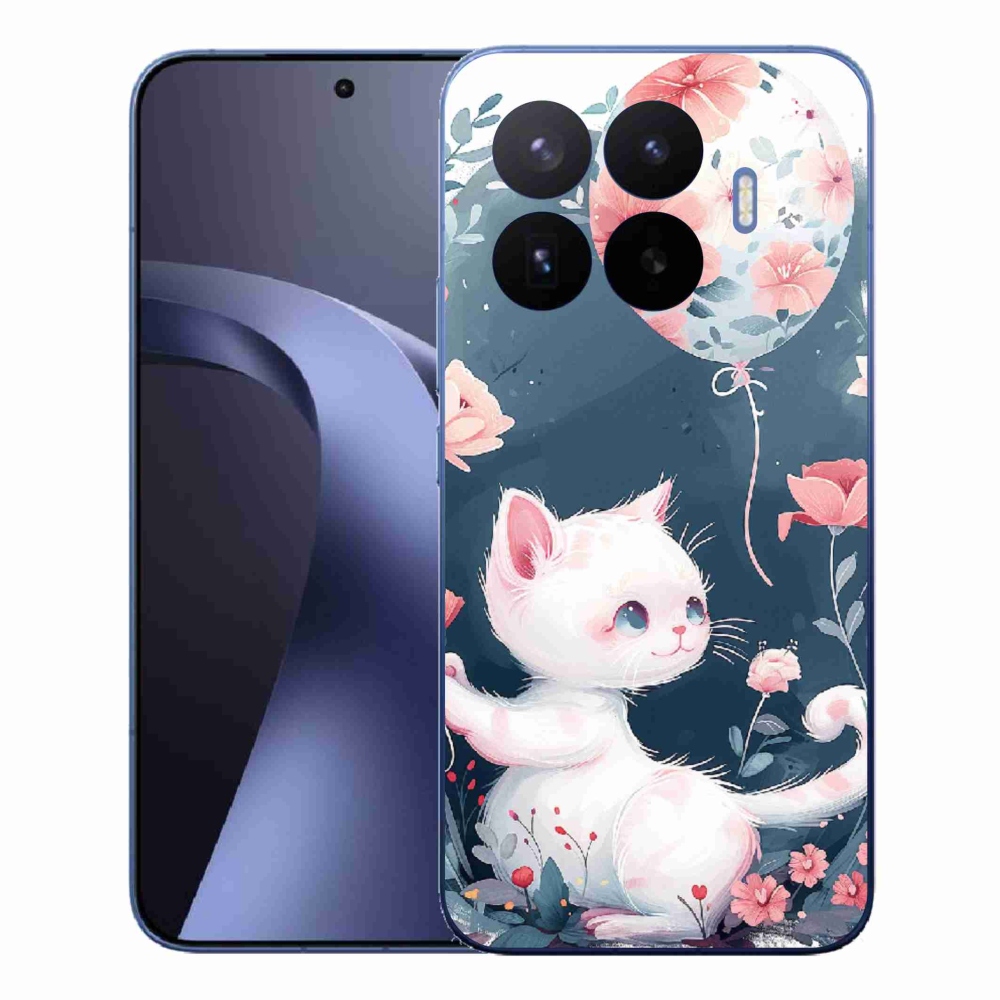 Gél borítás mmCase a Xiaomi 17T Pro számára - cica lufival