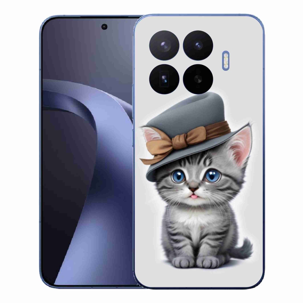 Gél borítás mmCase a Xiaomi 17T Pro számára - cica sapkával