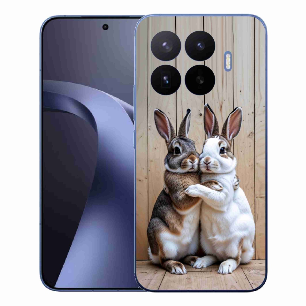 Zselés borítás mmCase a Xiaomi 17T Pro-hoz - nyúlpár