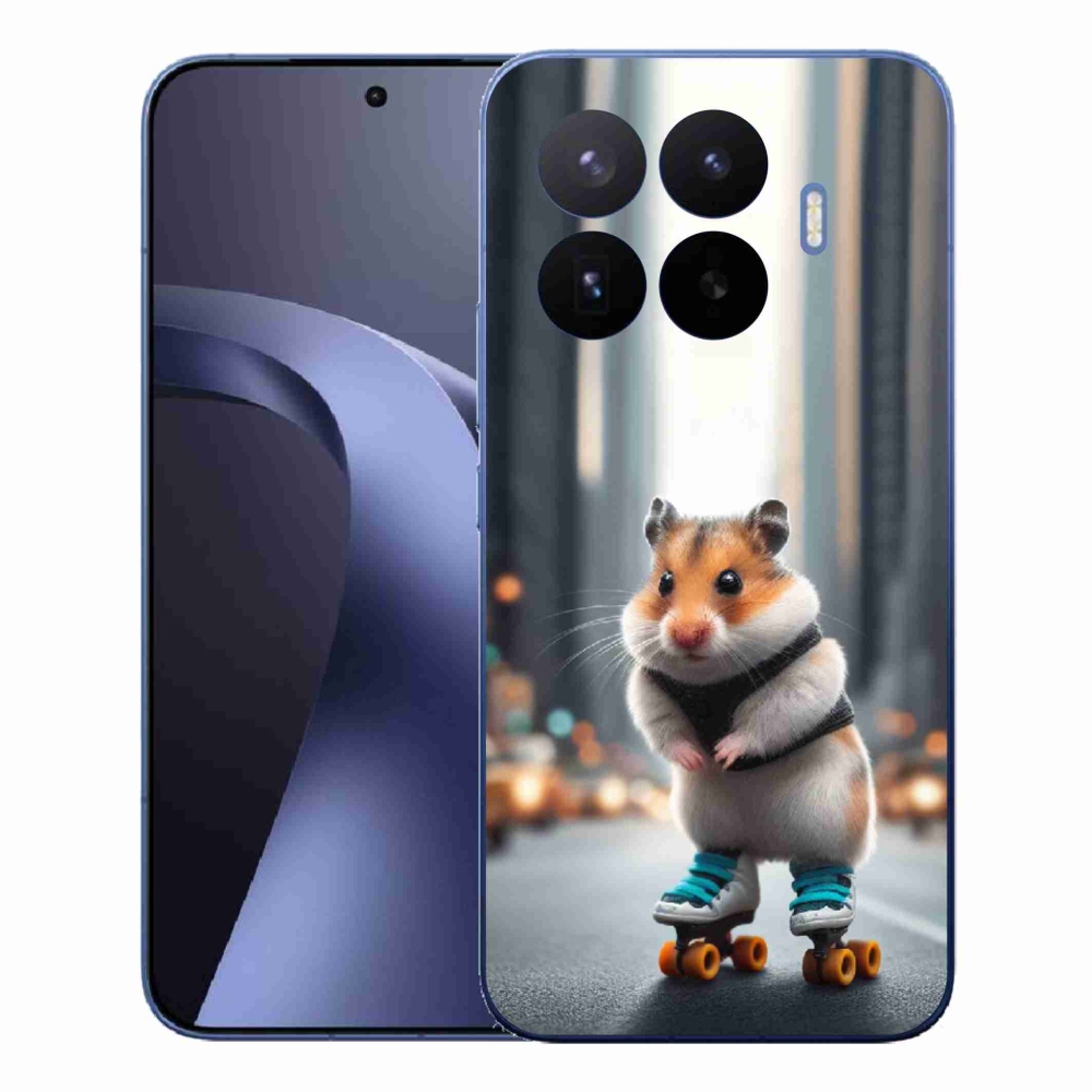 Gél borítás mmCase a Xiaomi 17T Pro számára - hörcsög a korcsolyán