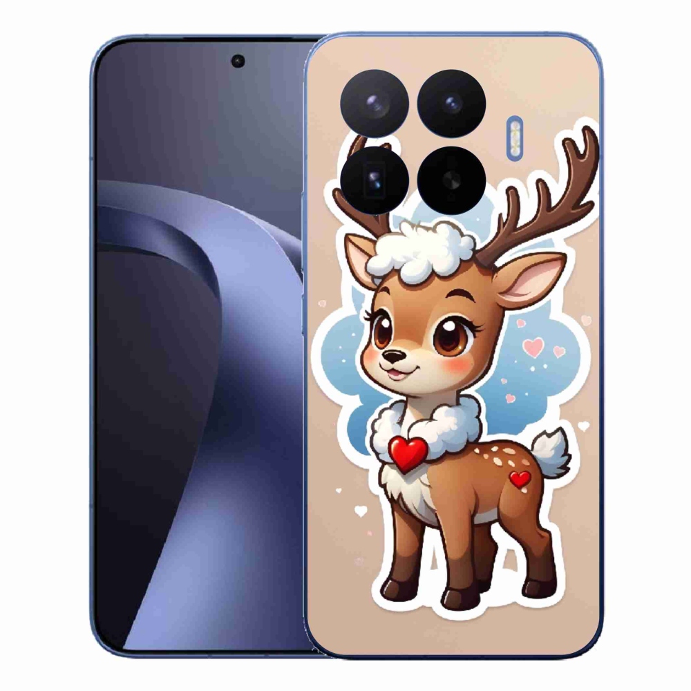 Gél borítás mmCase a Xiaomi 17T Pro számára - rajzfilm rénszarvas