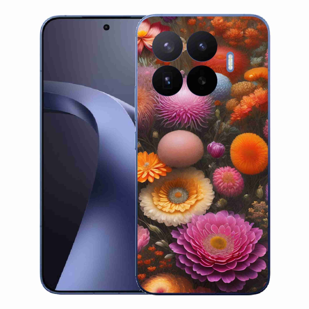 Gél borítás mmCase a Xiaomi 17T Pro számára - virágos kompozíció