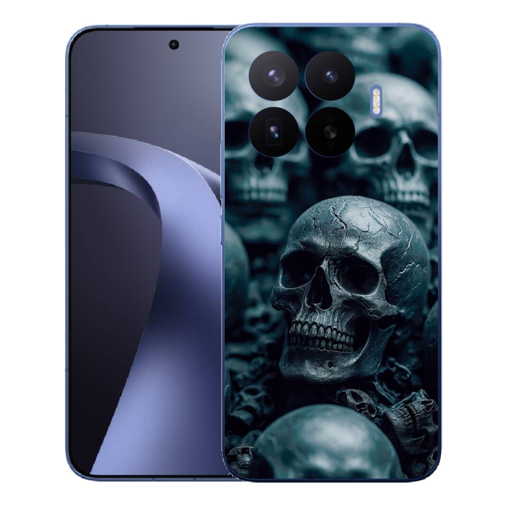 Zselés borítás mmCase a Xiaomi 17T Pro - koponya 2