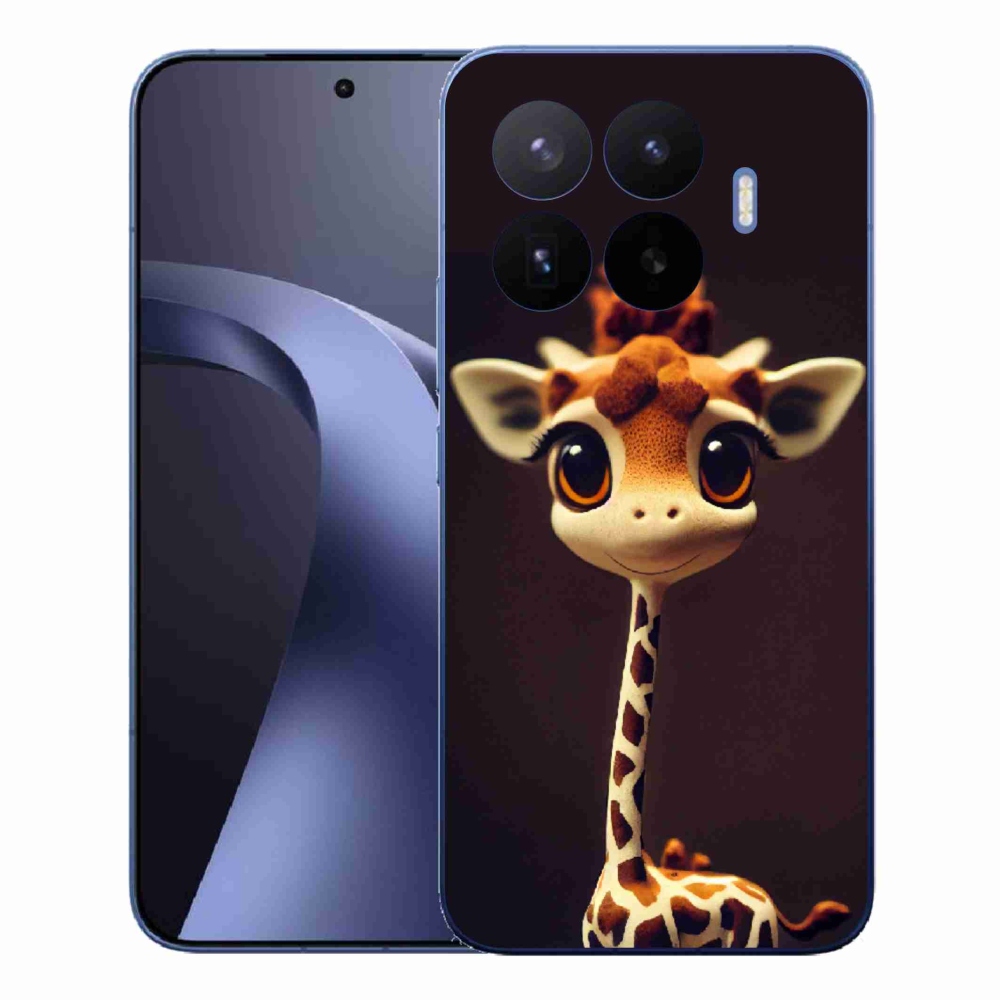 Gél borítás mmCase a Xiaomi 17T Pro számára - kis zsiráf
