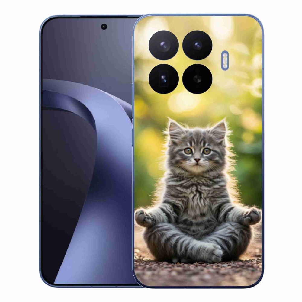 Gél borítás mmCase a Xiaomi 17T Pro számára - meditáló cica