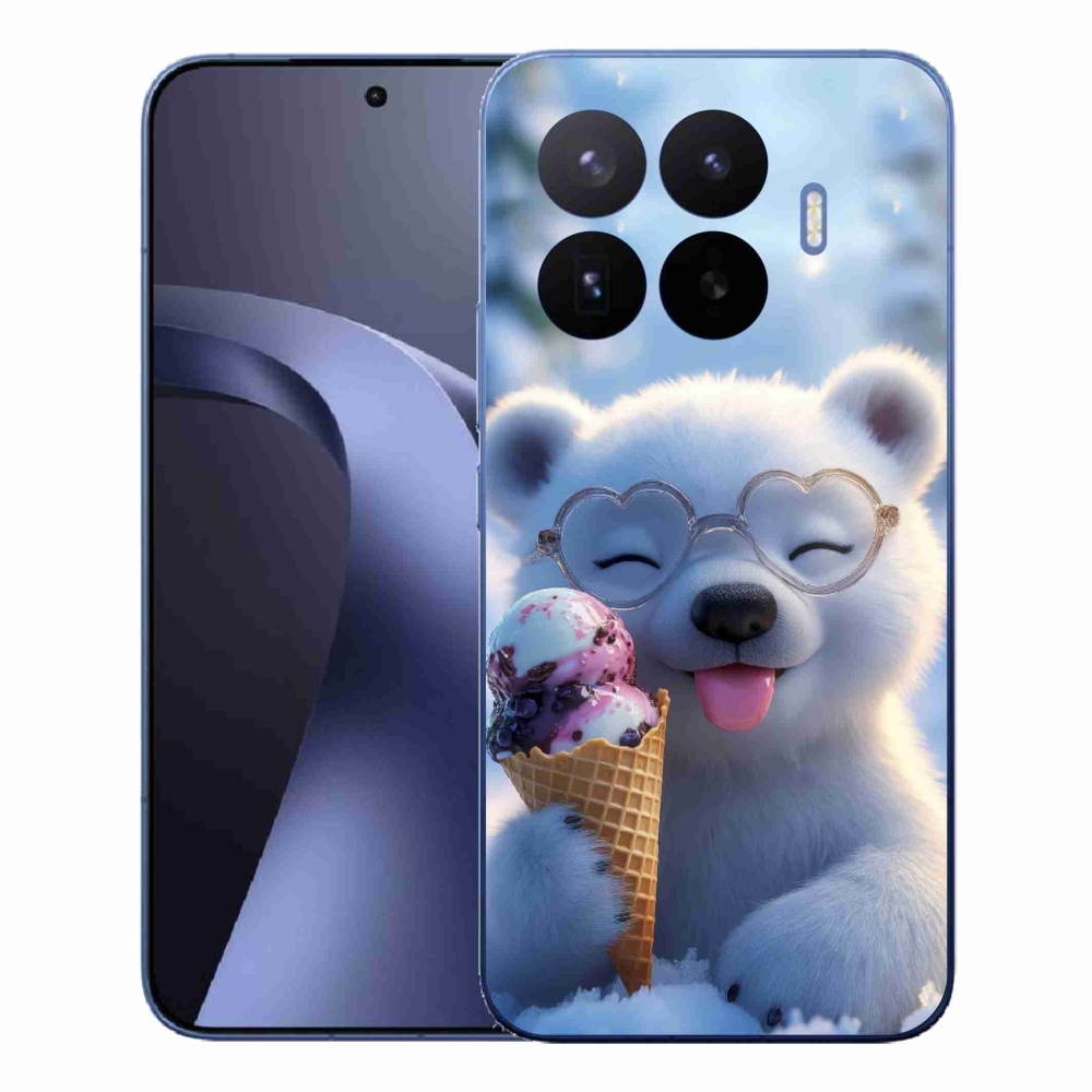 Gél borítás mmCase a Xiaomi 17T Pro számára - mackó fagylalttal