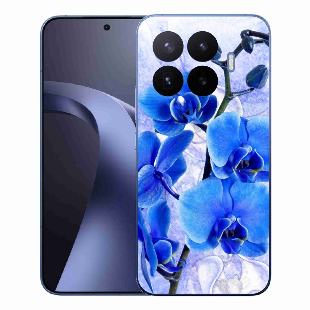 Gél borítás mmCase a Xiaomi 17T Pro számára - kék virágok