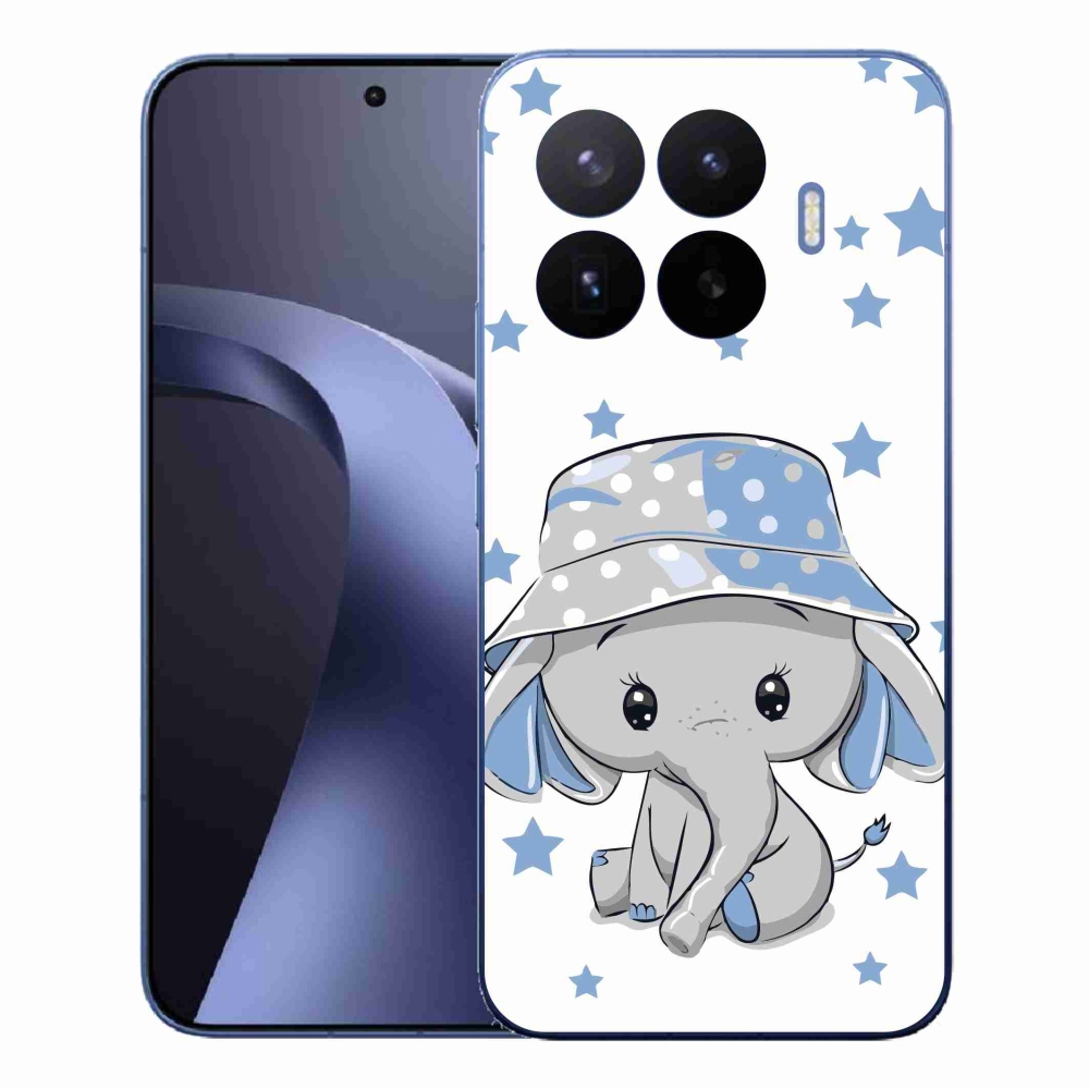 Gél borítás mmCase a Xiaomi 17T Pro számára - kék elefánt