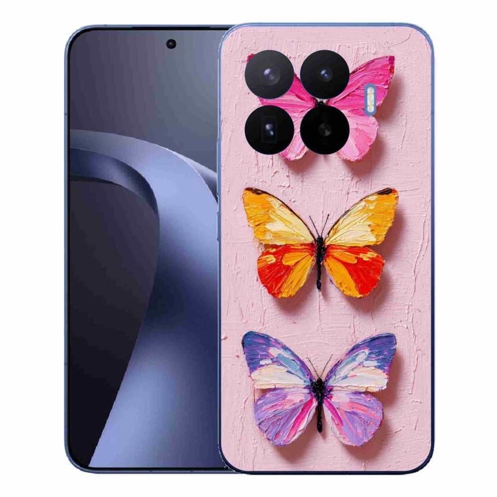 Gél borítás mmCase a Xiaomi 17T Pro számára - pillangó szentháromság