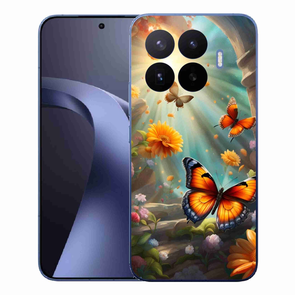 Gél borítás mmCase a Xiaomi 17T Pro számára - pillangókert 2