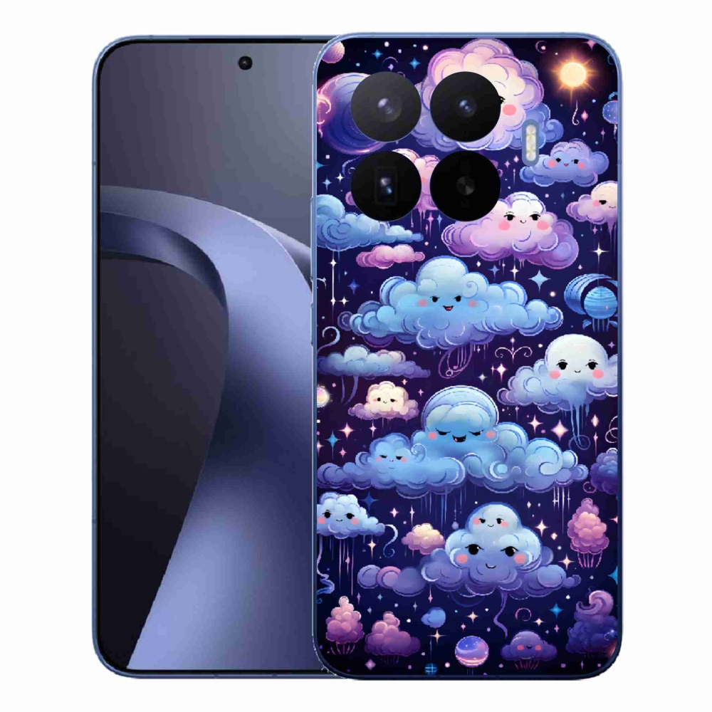 Gél borítás mmCase a Xiaomi 17T Pro számára - felhők