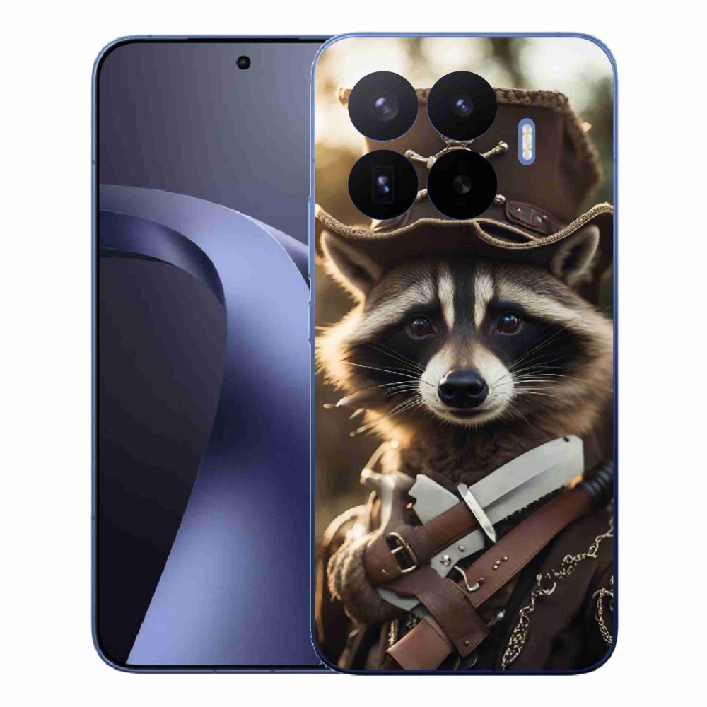 Gél borítás mmCase a Xiaomi 17T Pro számára - mosómedve egyenruhában