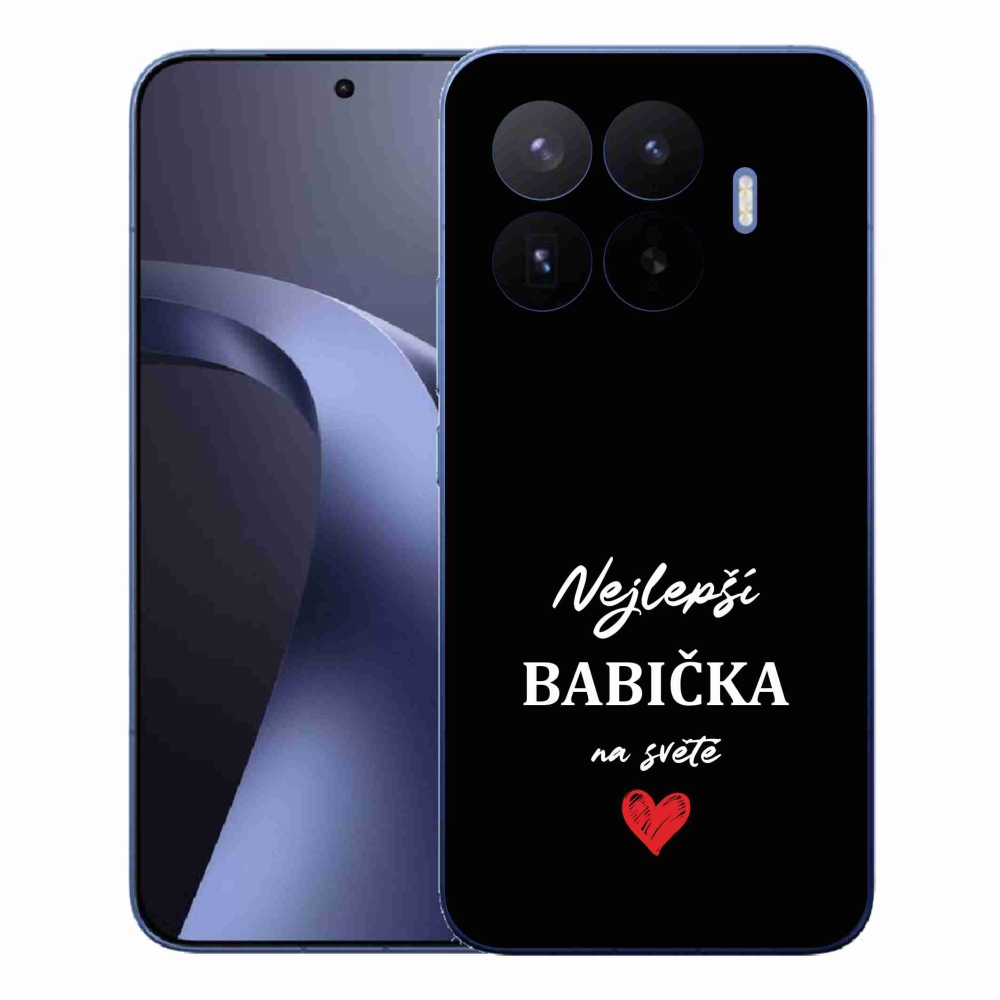 Gél borító mmCase a Xiaomi 17T Pro számára - a legjobb nagymama 1 fekete háttérrel