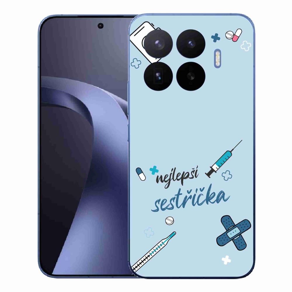 Gél borító mmCase a Xiaomi 17T Pro - legjobb kishúg kék háttérrel