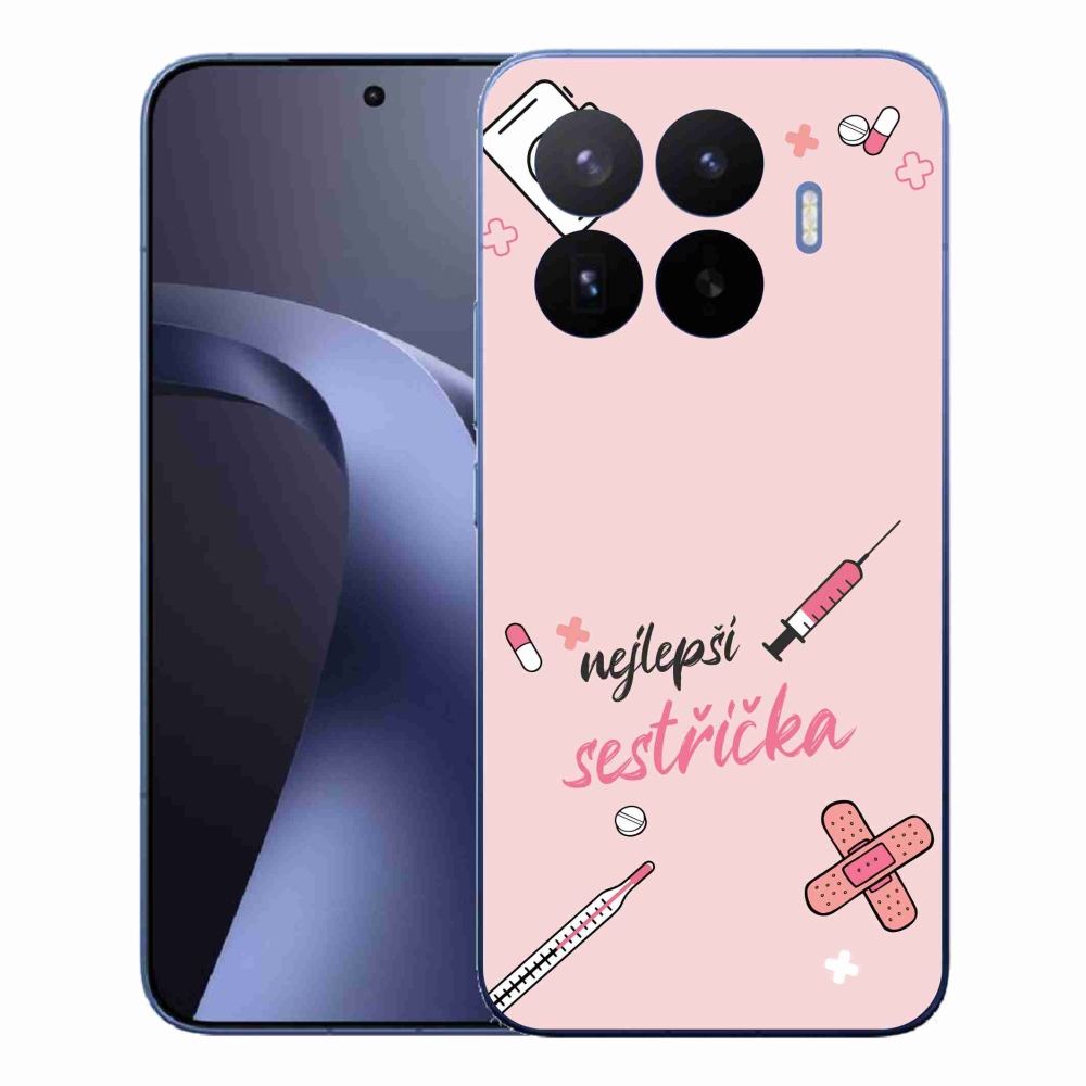 Gél borító mmCase a Xiaomi 17T Pro - legjobb kishúg rózsaszín háttérrel
