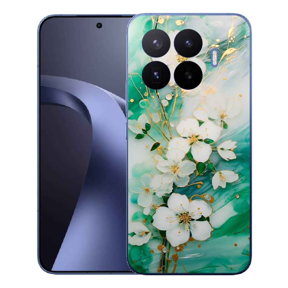 Gél borító mmCase a Xiaomi 17T Pro számára - finom virágok