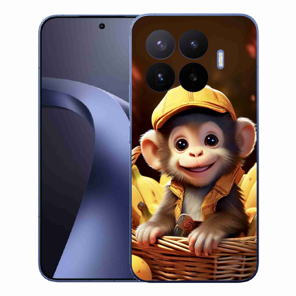Zselés borítás mmCase a Xiaomi 17T Pro számára - majom a kosárban
