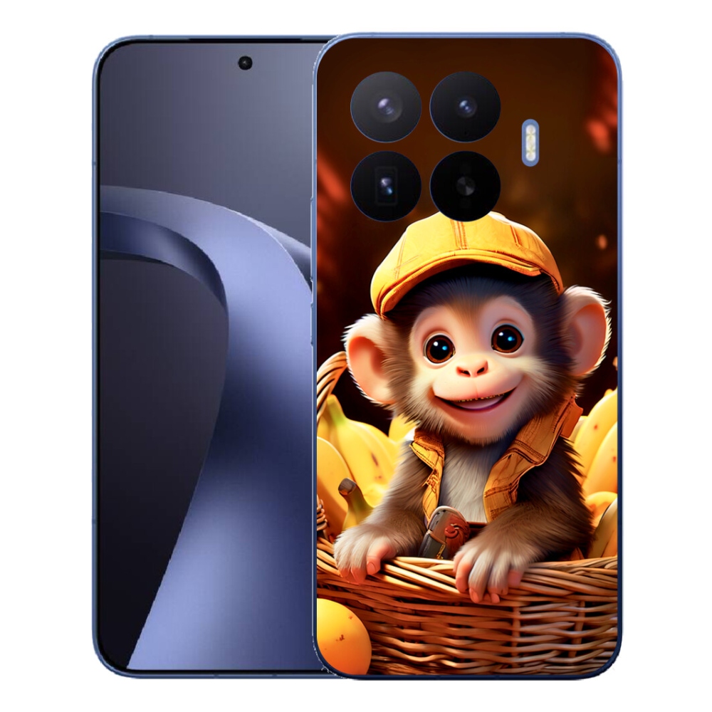 Zselés borítás mmCase a Xiaomi 17T Pro számára - majom a kosárban