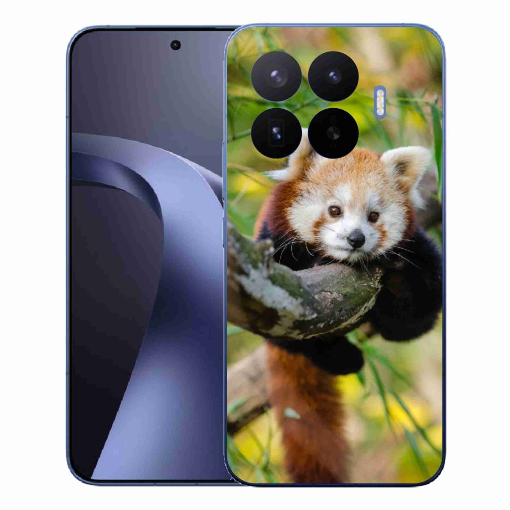 Gél borítás mmCase a Xiaomi 17T Pro-hoz - panda piros