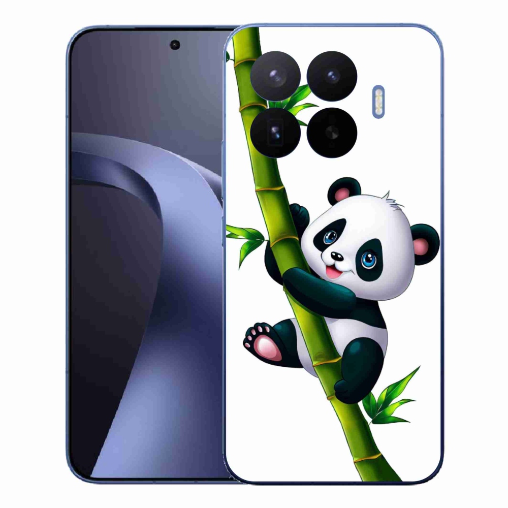 Gél borítás mmCase a Xiaomi 17T Pro számára - panda a bambuszon