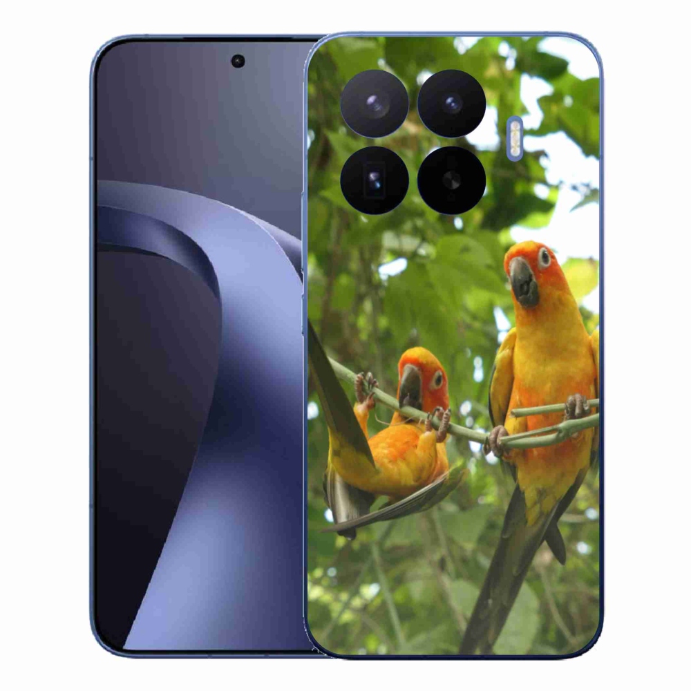 Gél borítás mmCase a Xiaomi 17T Pro számára - papagájok aratingy