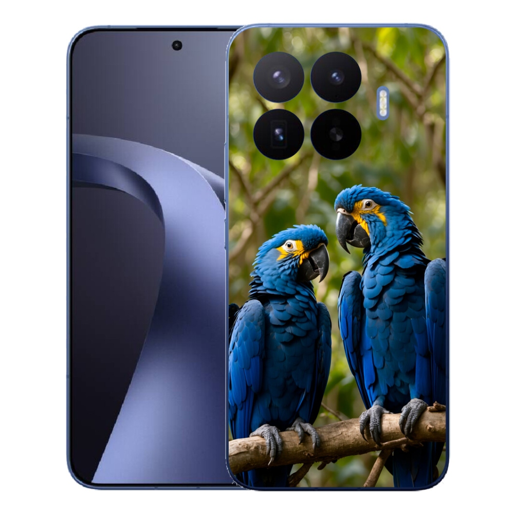 Gél borítás mmCase a Xiaomi 17T Pro számára - papagáj duó