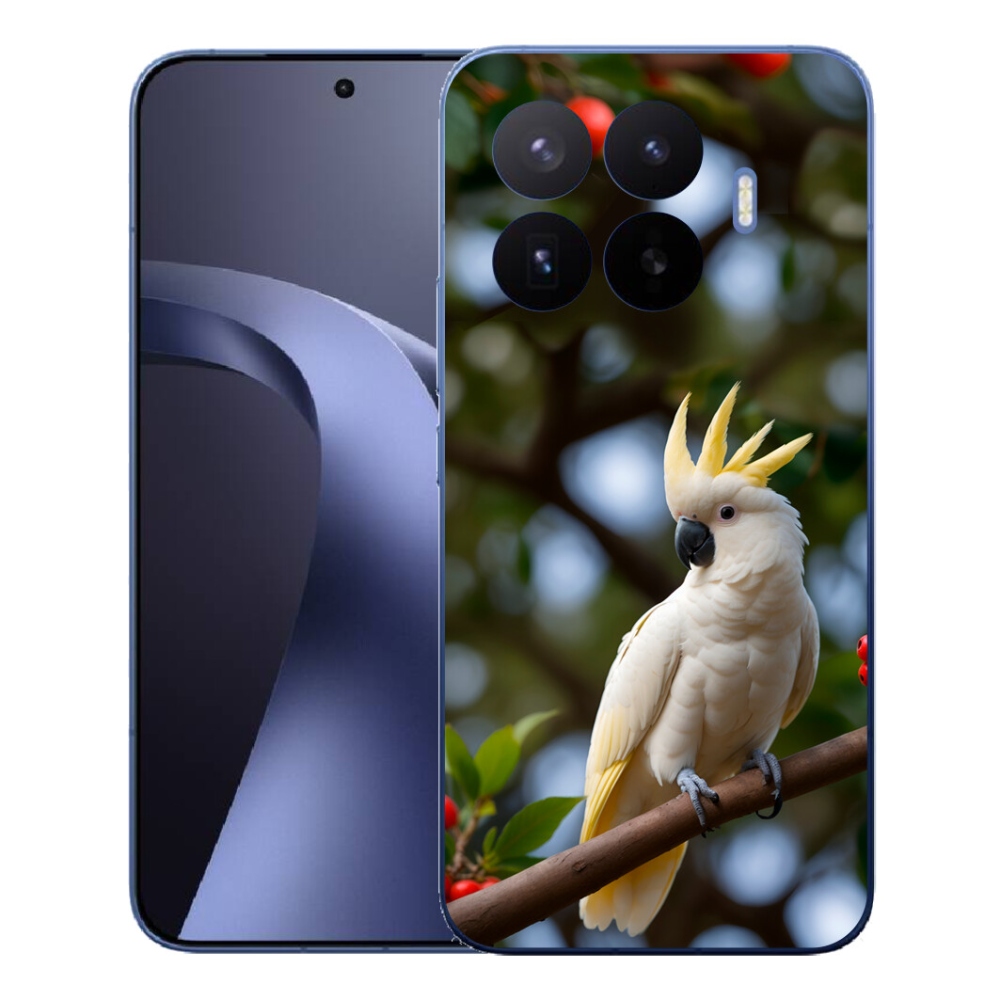 Gél borítás mmCase a Xiaomi 17T Pro számára - papagáj kakadu 3