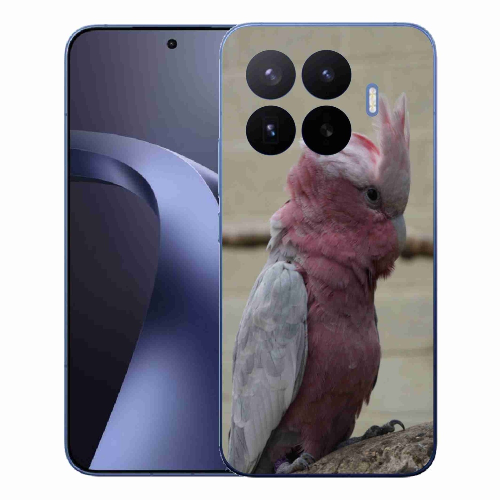 Gél borítás mmCase a Xiaomi 17T Pro számára - papagáj kakadu rózsaszínű