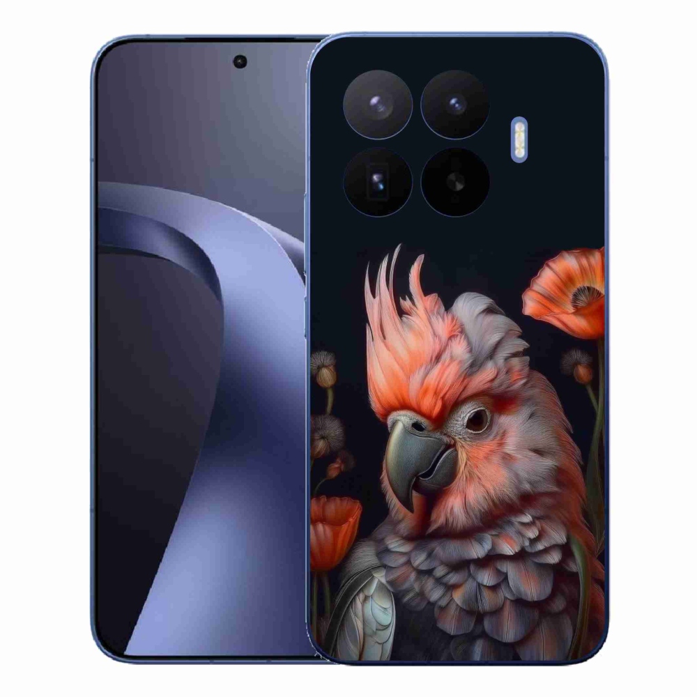 Gél borítás mmCase a Xiaomi 17T Pro számára - papagáj kakadu színekben