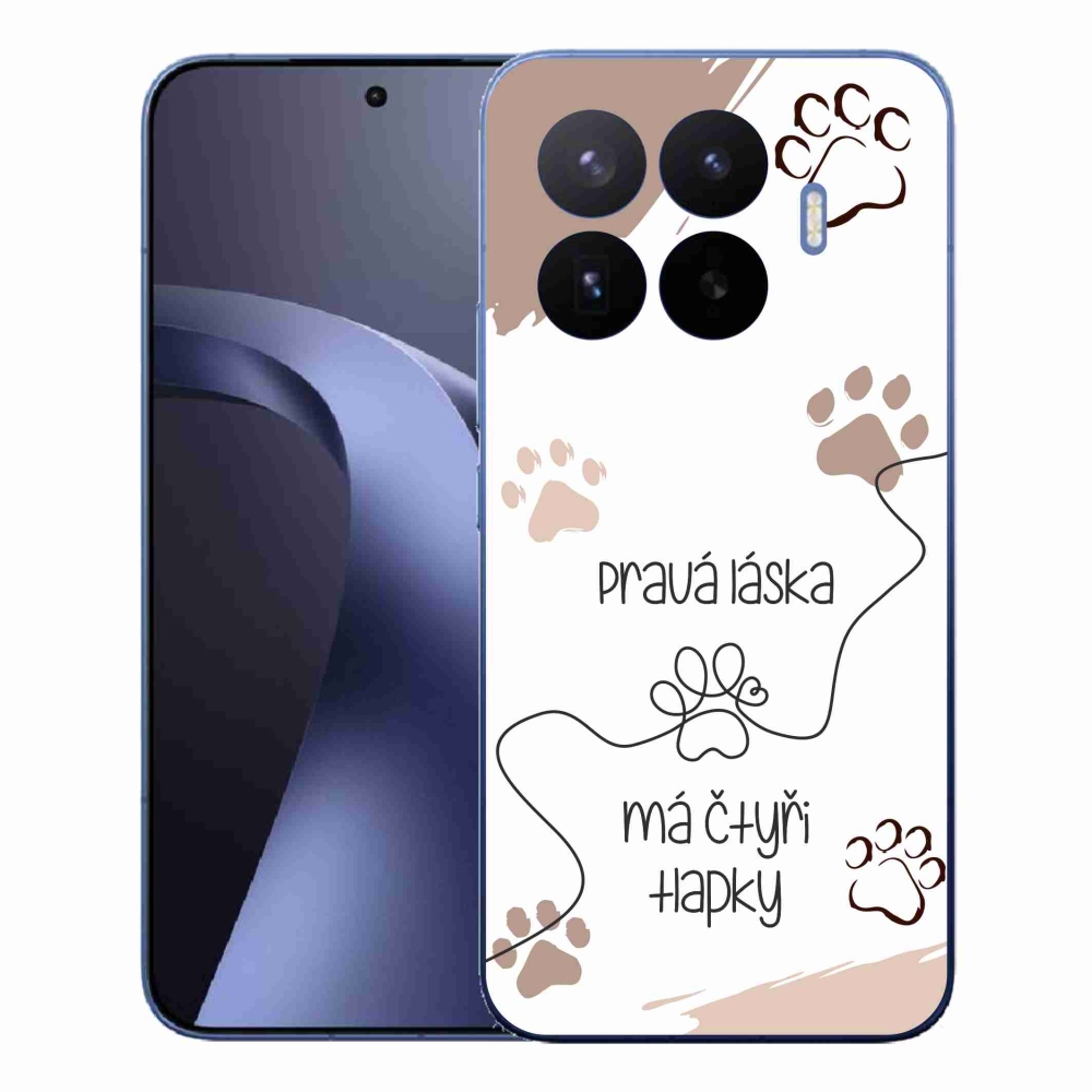 Gél borítás mmCase a Xiaomi 17T Pro készülékhez - kutya motívum 1 fehér háttér