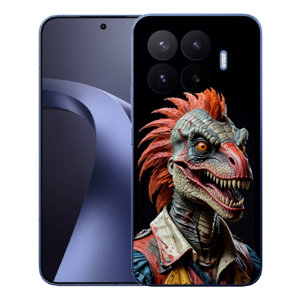 Gél borítás mmCase a Xiaomi 17T Pro számára - punk dinoszaurusz