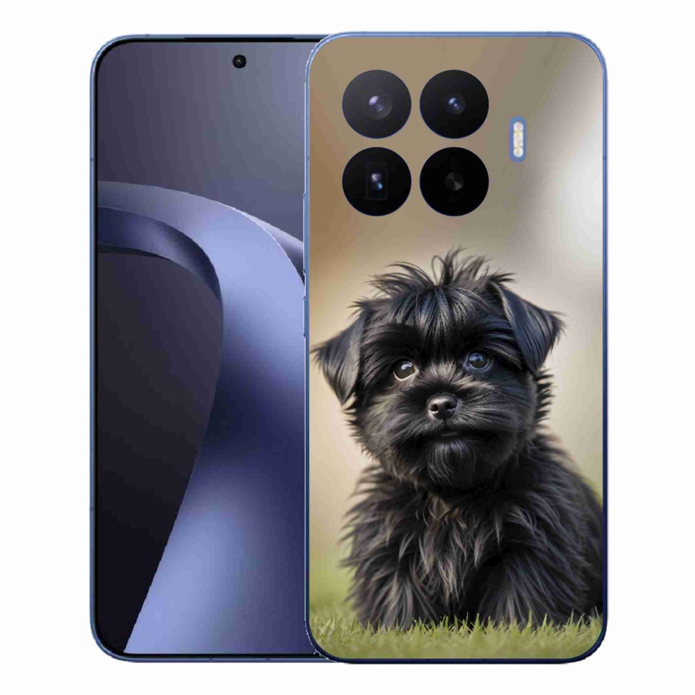 Gél borítás mmCase a Xiaomi 17T Pro számára - aranyos fekete kutya