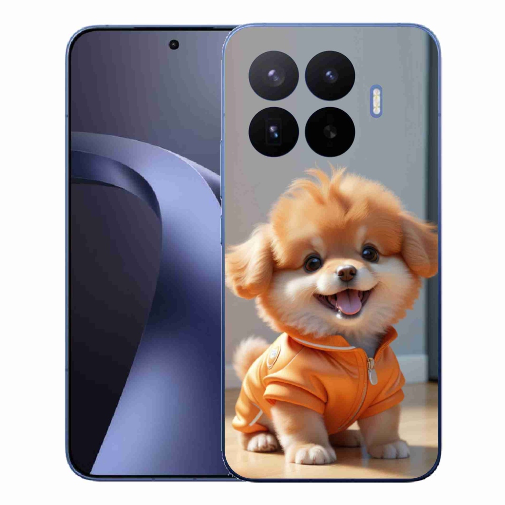Gél borítás mmCase a Xiaomi 17T Pro számára - aranyos pomerániai pulóverben
