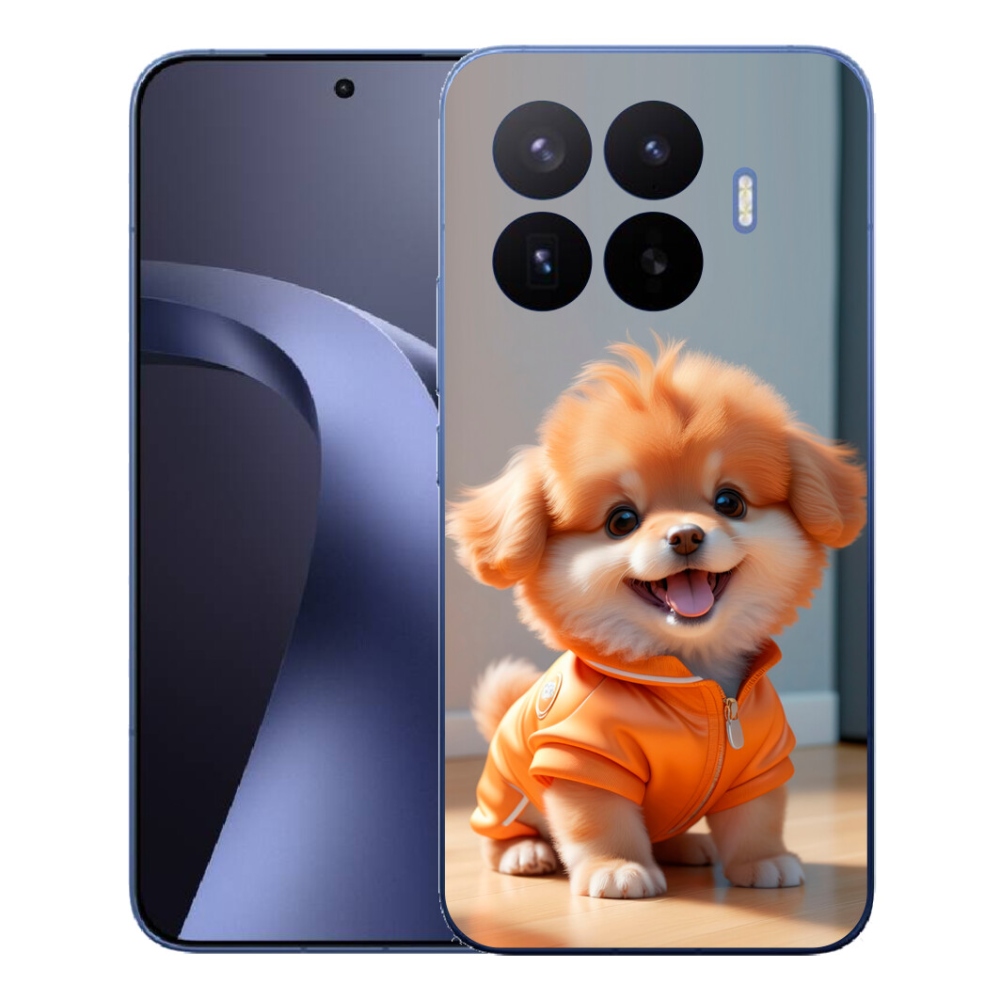 Gél borítás mmCase a Xiaomi 17T Pro számára - aranyos pomerániai pulóverben