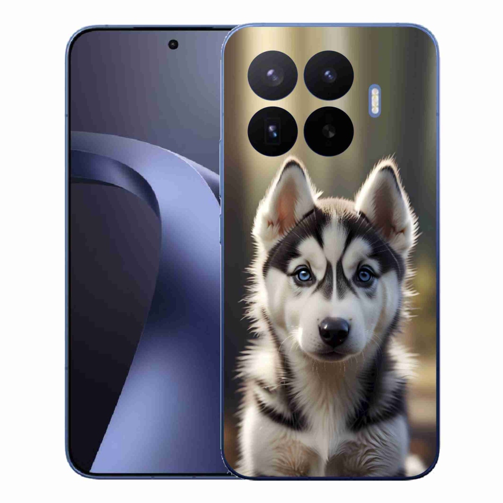Gél borítás mmCase a Xiaomi 17T Pro számára - aranyos szibériai husky