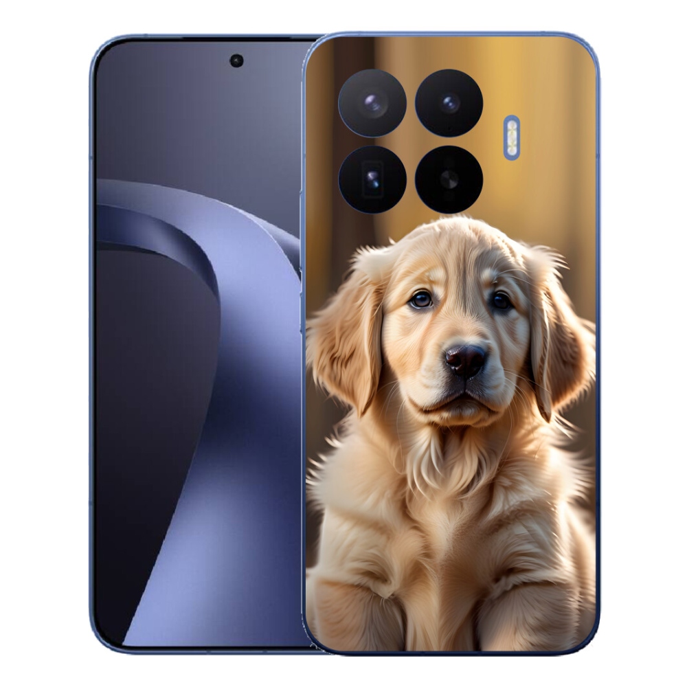 Gél borítás mmCase a Xiaomi 17T Pro számára - aranyos arany retriever