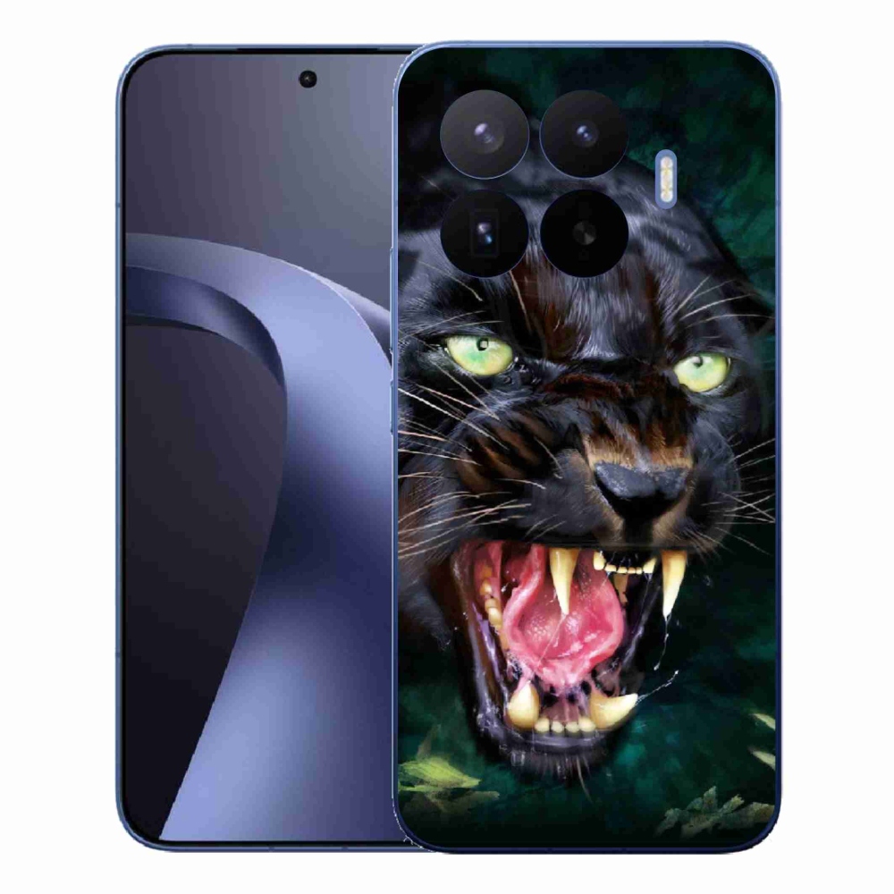 Gél borítás mmCase a Xiaomi 17T Pro számára - dühös fekete párduc