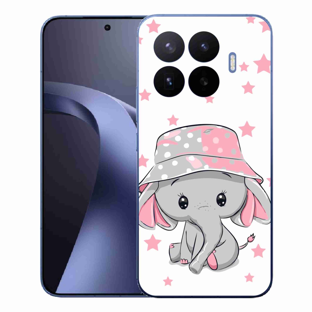 Gél borítás mmCase a Xiaomi 17T Pro számára - rózsaszín elefánt