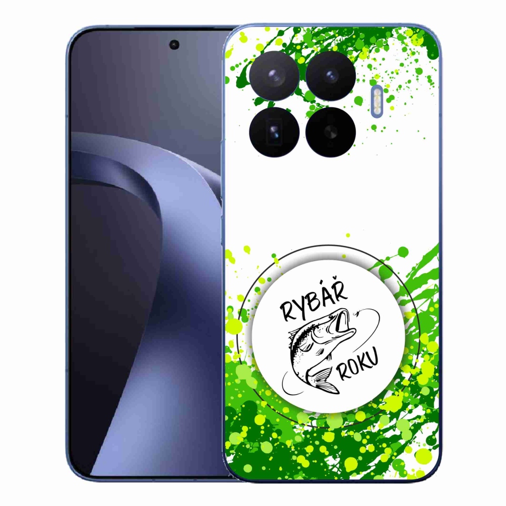 Gél borítás mmCase a Xiaomi 17T Pro számára - az év halászának fehér háttere