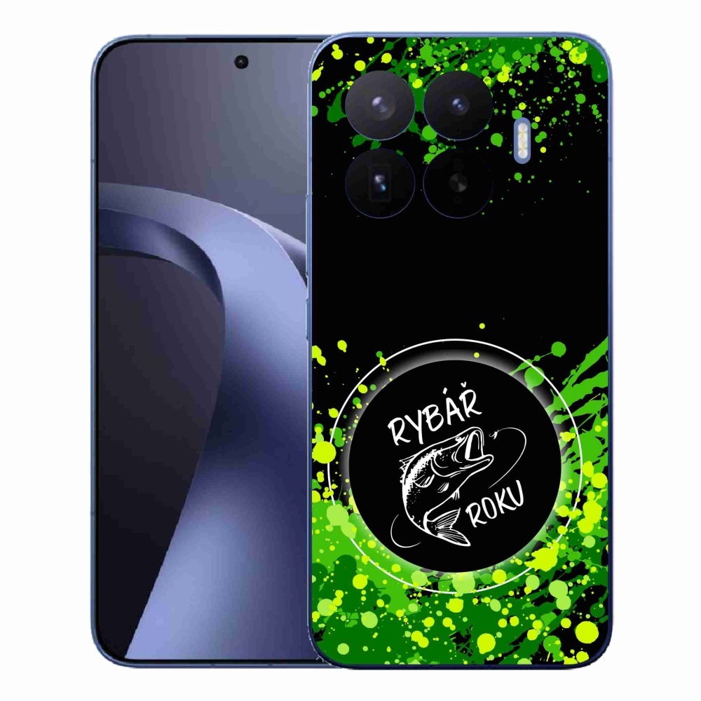 Gél borítás mmCase a Xiaomi 17T Pro számára - az év halászának fekete háttere