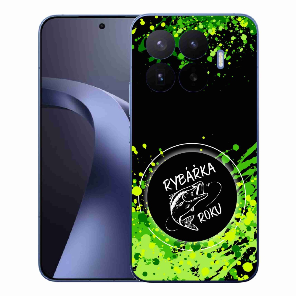 Gél borítás mmCase a Xiaomi 17T Pro számára - az év halászának fekete háttere