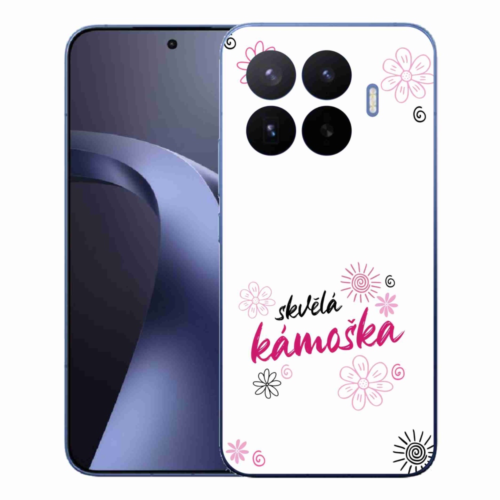 Gél borító mmCase a Xiaomi 17T Pro - nagyszerű haver fehér háttérrel