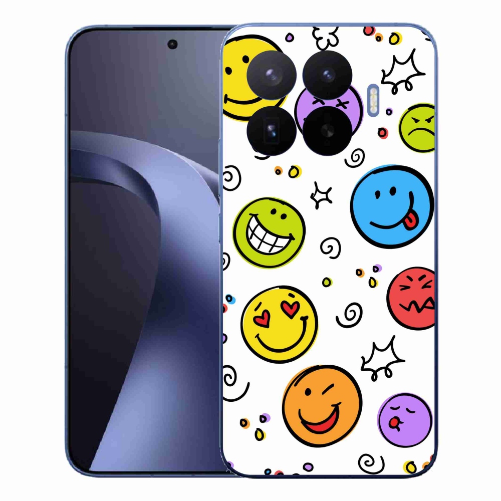 Gél borítás mmCase a Xiaomi 17T Pro számára - smiley-k