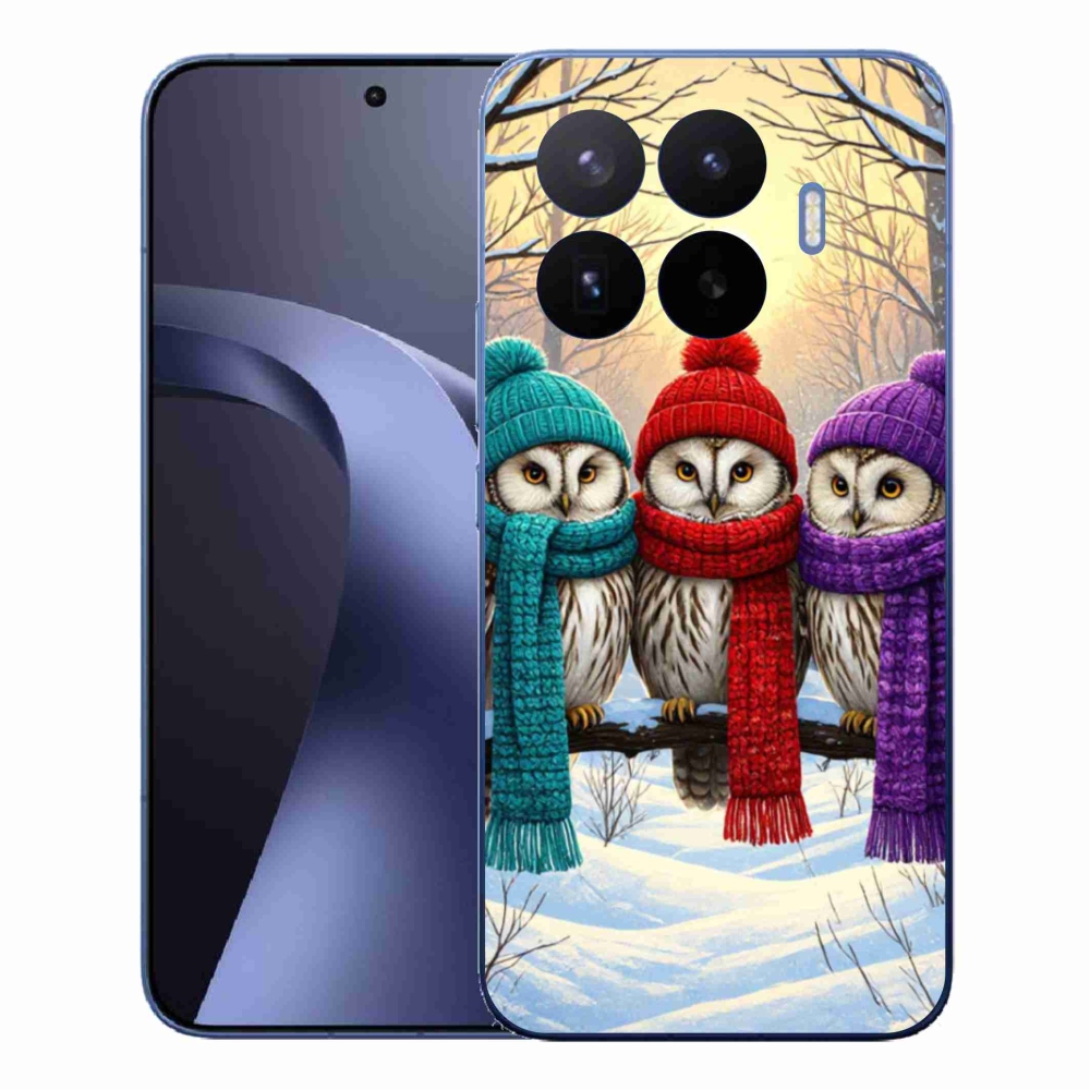 Gél borítás mmCase a Xiaomi 17T Pro számára - bagoly barátok