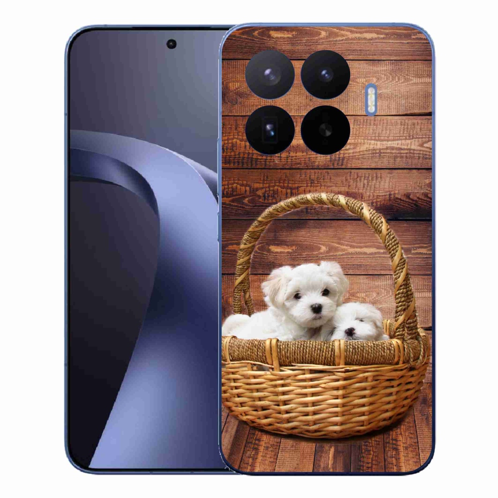 Gél borítás mmCase a Xiaomi 17T Pro számára - kölyökkutyák
