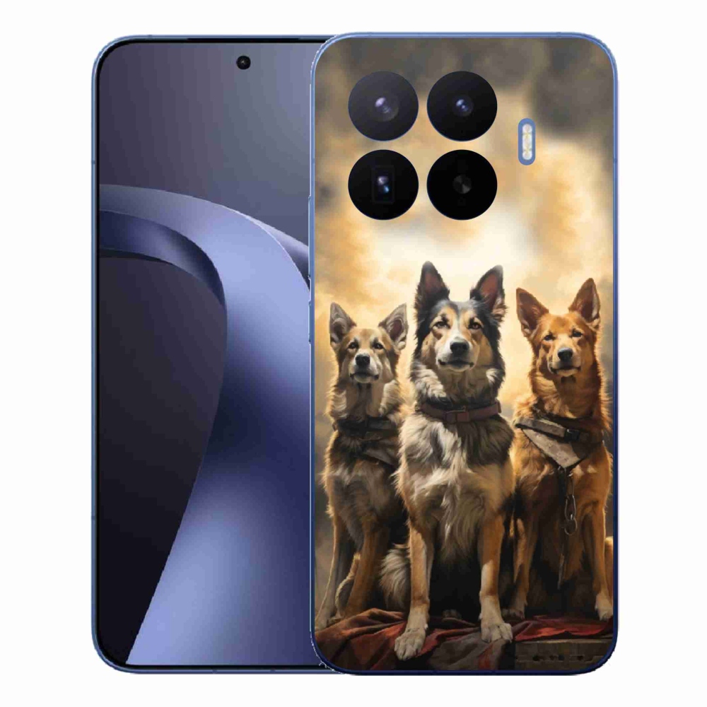 Gél borítás mmCase a Xiaomi 17T Pro számára - három kutya